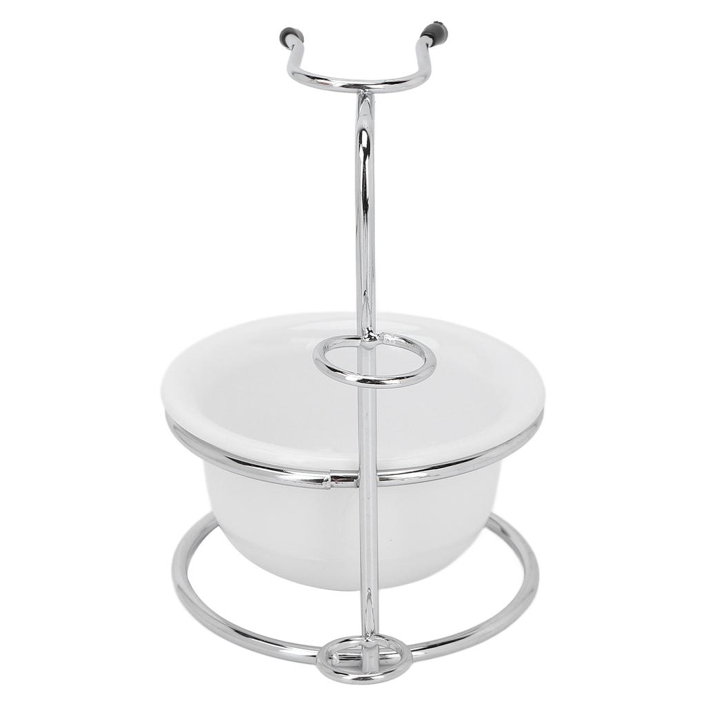 Shaving Stand Bowl Set Professional Shaving Soap Bowl Razor Brush Holder Safety Stand Kit for Men