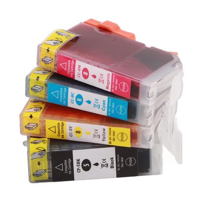 Совместимые картриджи для заправки для принтеров PIXMA IP4200 IP4300 IP4500 4 цвета(PGI‑5BK CLI‑8C M Y)