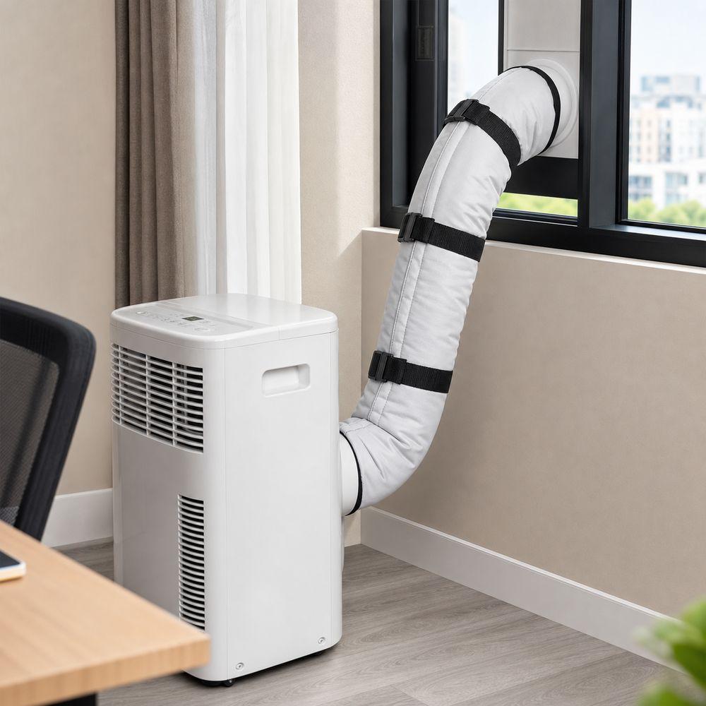 Adjustable Straps Air Conditioner Hose Cover Portable Exhaust Hose Cover Indoor Cooling