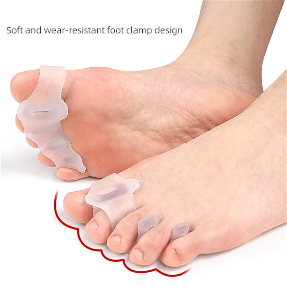 3 Pairs of Toe Separators for Hammer Toes, Gel Toe Straighteners for Pain Relief, Toe Spacers for Bent Toes and Bunion Correction