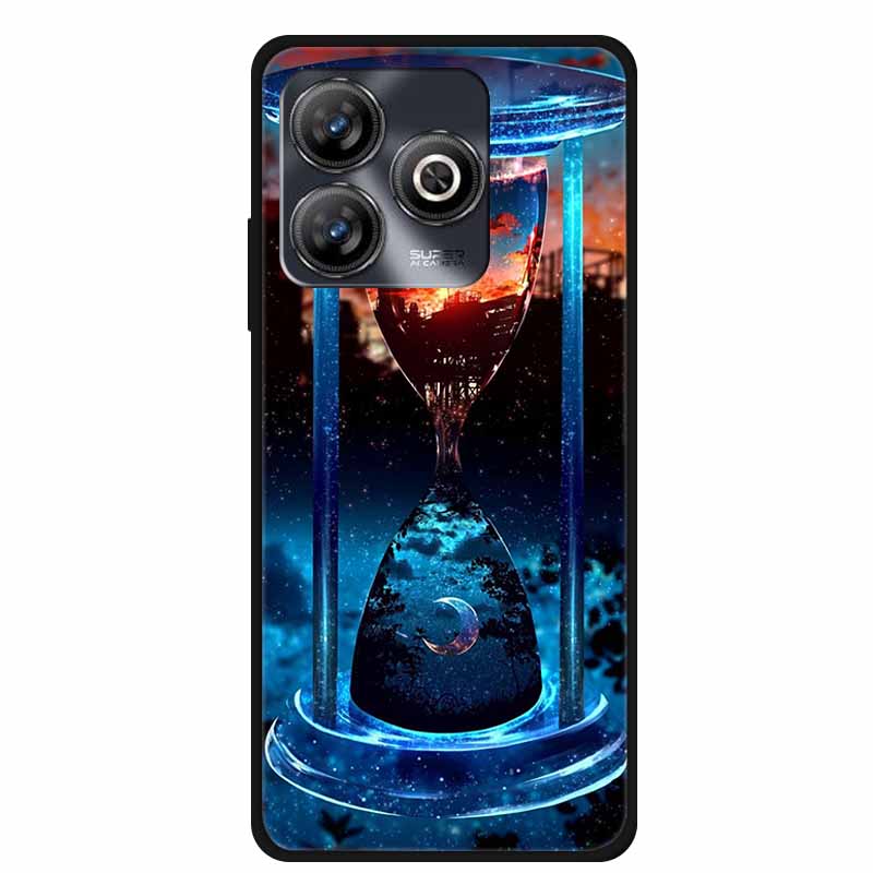 Phone Case For ZTE Blade A75 4G Back Cover Case Shockproof Black Silicone Soft Funda For ZTE Blade A75 4G Case A 75 6.6" Coque