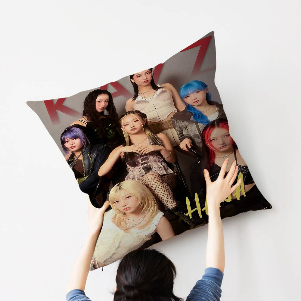 H-Hana Kpop Style Maple Design Cushion Cover Happy Autumn Harvest Decor Holiday Decorati Pillow Cover