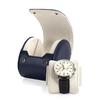 Papten Watch PU Бизнес B01501 Корпус, Кожа, Мини, Портативный, Чехол на 1 часы, Роскошный, Стильный, Путешествие, Поездка, Подарок, (синий)