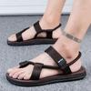 2025 New Mens Sandals Summer Leisure Beach Flip Flops Outer Sandals Women Driving Slippers Roman Shoes Gladiator Sandals Lovers