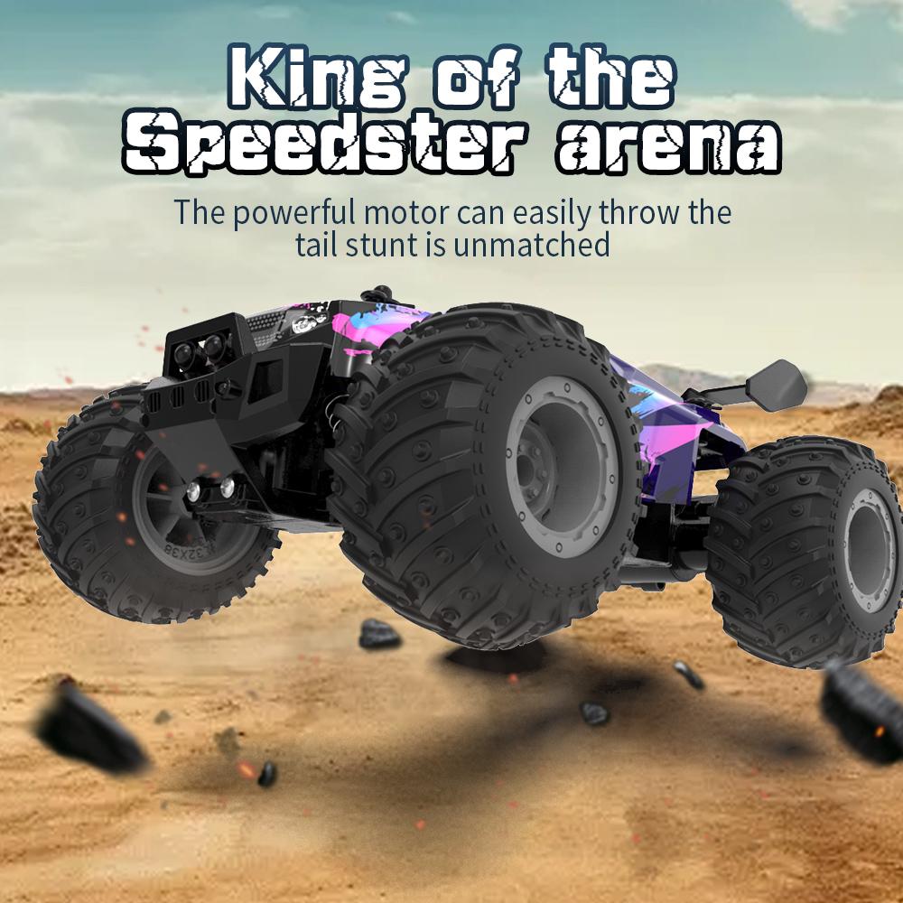 AAYC1 JJRC Q175 1:18 20 Km/h 2.4GHz Remote Control Car With LED Light Off Road Remote Control Cars Drift Monster Truck Toys Car Gift
