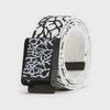 Trendy Korean-Style Hip-Hop Graffiti Canvas Belts for Men and Women Couples