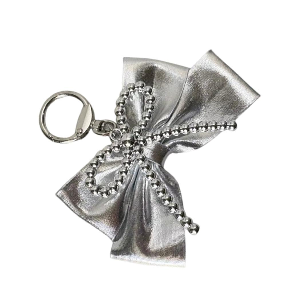 Elegant Keychain Pendant Accessory Portable Bowknot Phone Pendant Keychain Bag Decoration for Women and Girls