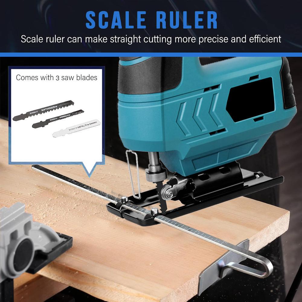 Электрический лобзик с углом наклона 45 градусов, портативный многофункциональный деревообрабатывающий электроинструмент, маленькая аккумуляторная пила
