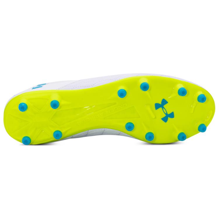 Under Armour Кроссовки унисекс Magnetico Select 3 FG White High Vis Yellow Capri 3027039-102