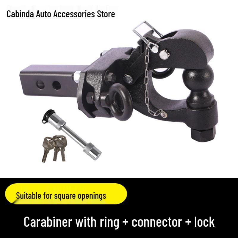 Совместимо с буксировочными крюками для Ford Bronco RV, буксировочными крюками «Голова тигра с квадратной пастью» и фаркопами.