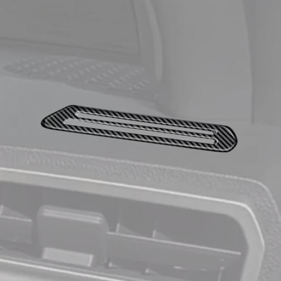 2P Interior Side Dash Air Vent Outlet Trim For Toyota 4Runner 2025+ Carbon Fiber