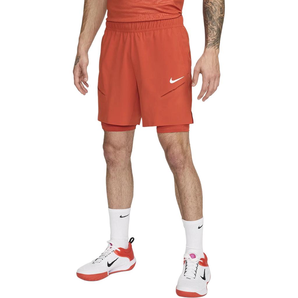 Nike Dri-FIT Solid Outdoor Elastic Mid-Waist Casual Shorts Men Shorts Rust FD5284-811