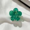 Ins  Cute 2.5cm Mini Little Flower Hair Clip Simple Cute Acetic Acid Color Magic Top Clip Side Clip Hair Accessories