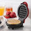 Non-Stick Round Waffle Maker Compact Electric Breakfast Iron