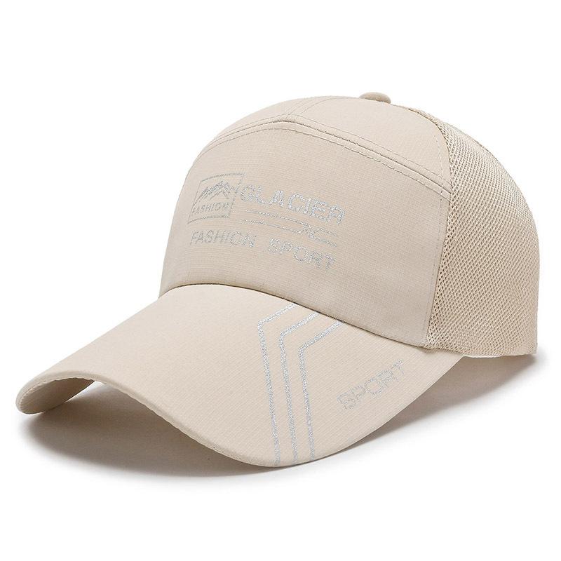 Men's Summer Thin Baseball Cap Sunscreen Sun Hat Spring Autumn Quick-Drying Sunshade Outdoor Cap