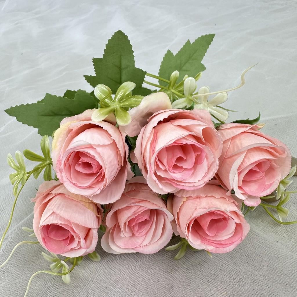 Simulation Flower Rose Bouquet For Event Decoration And Photography Prop