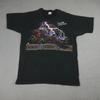 Винтажная рубашка Black Hills Мужская XL Черная Почтовая карета Молния 90-е Сделано в США