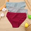 3PCS/Set Cotton Panties Women Briefs Jacquard Design Women Panties Sexy Female Underpants Solid Color Intimate Pantys S-XL