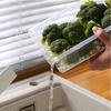 Kitchen Rectangular Refrigerator Drain Crisper Fish Box Plastic Fruit Box Food Sealed Frozen Storage Box
