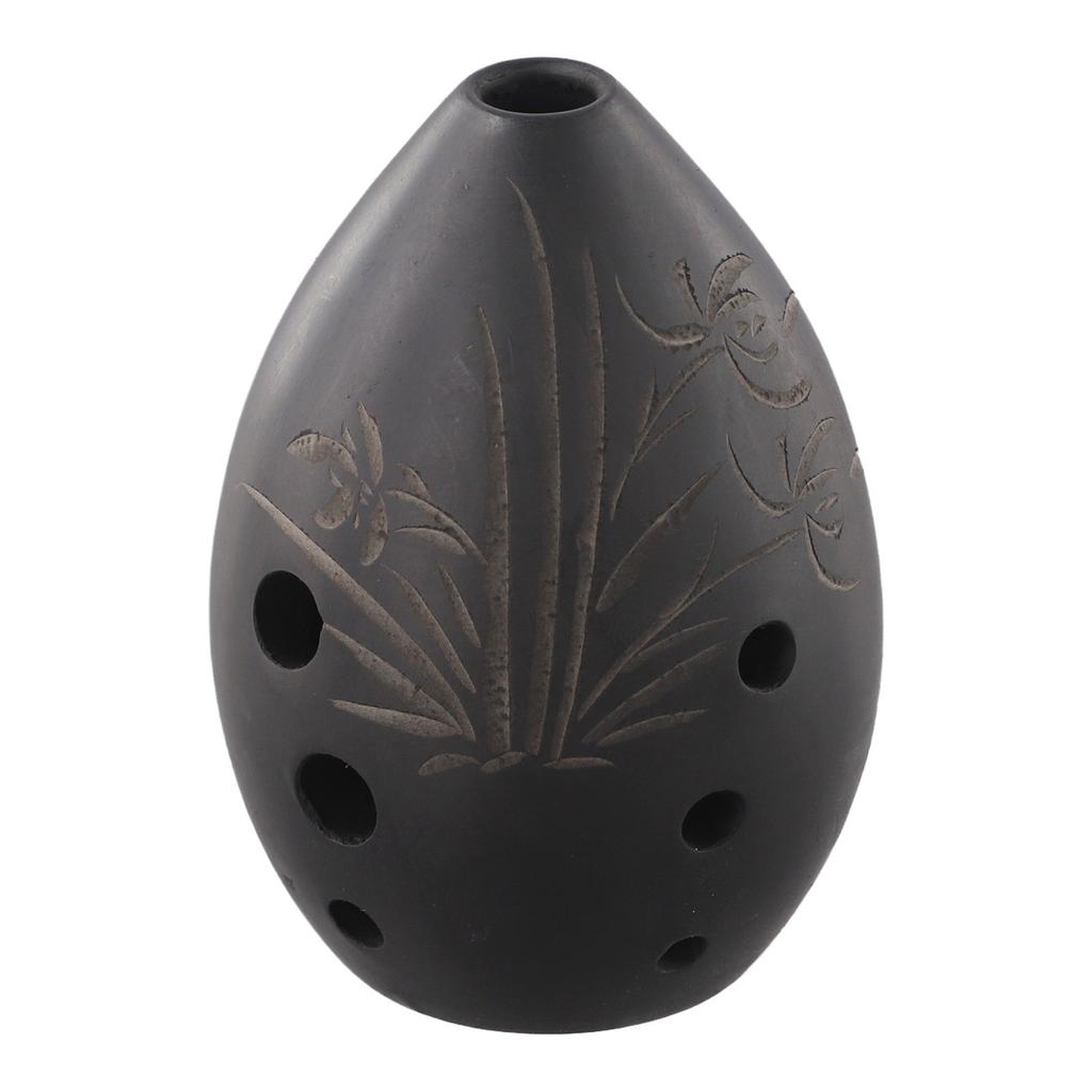 1pc Ocarina Pottery Xun 8 Hole 9x6x6cm Carton Packaging