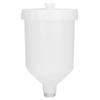 600ml Spray Gun Pot Plastic Stainless Steel Threaded Connector Hand Tool Accessories