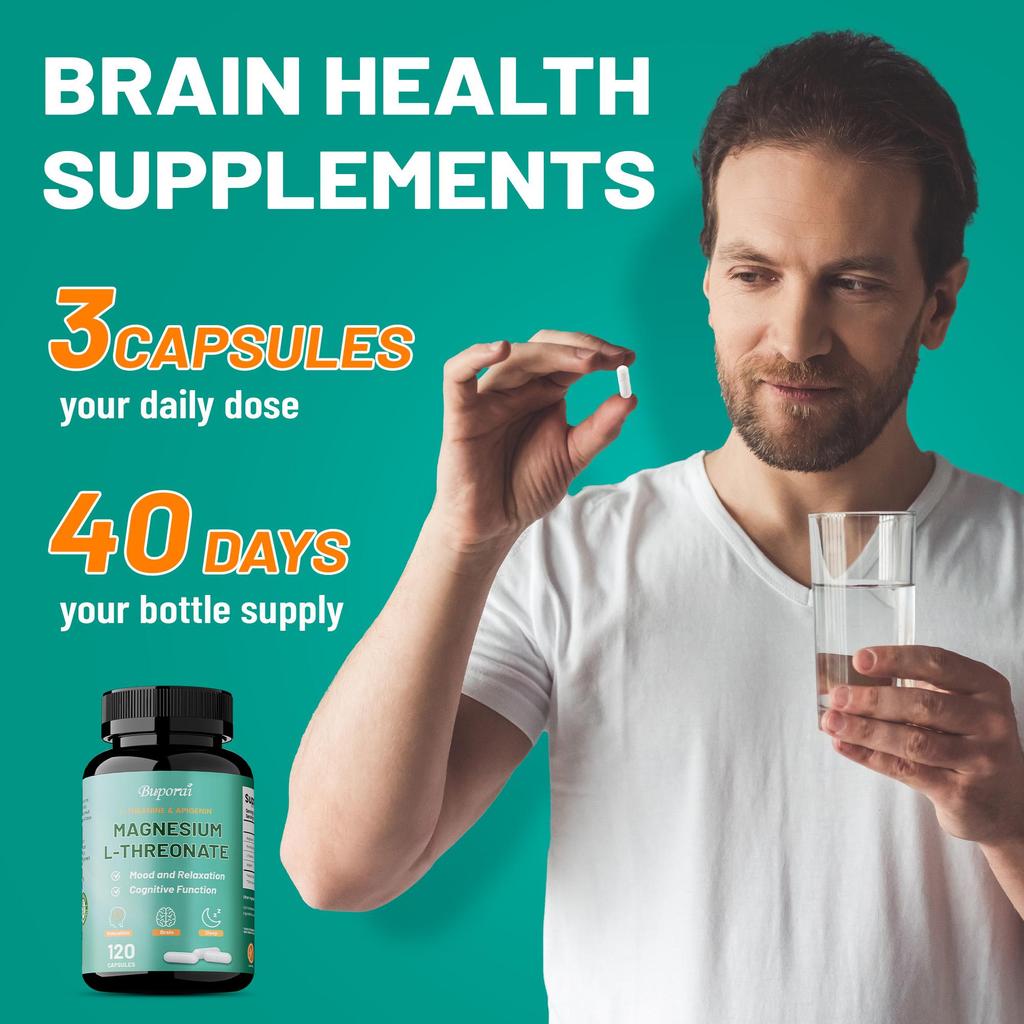 Buporai L-threonate magnesium supports mood, relaxation, sleep, and cognitive function.
