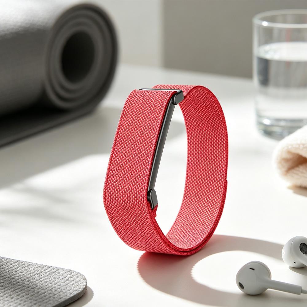 Металлический корпус + Спортивный нейлоновый ремешок Для Google Fitbit Air Спортивный эластичный магнитный браслет Для Google Fitbit Air Удобный браслет