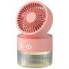 Cold Fan 1PCS Mini Desktop Small Fan Can Be Folded Cold Air Humidification Spray