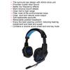   SY830MV Game Headsets   Volume Support Mic   USB Headsets with 3.5mm Microphone for   PC Laptop(Black Blue )