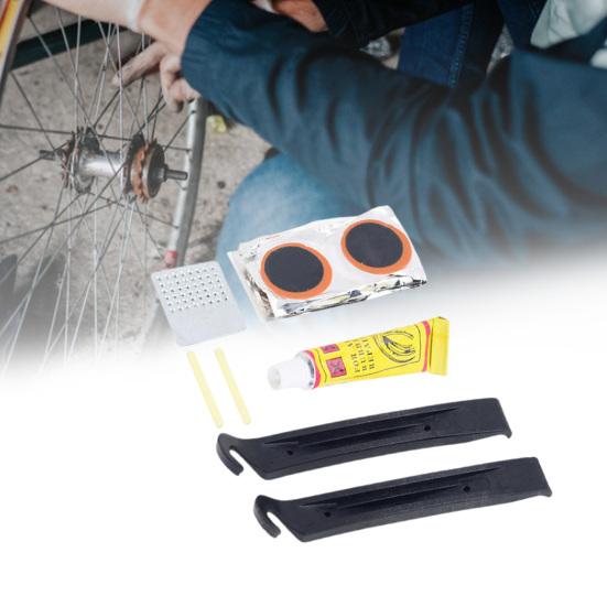 Tire Repair Kit Multifunctional 4 Tools Rubber Bicycle Tool Kit for Bike