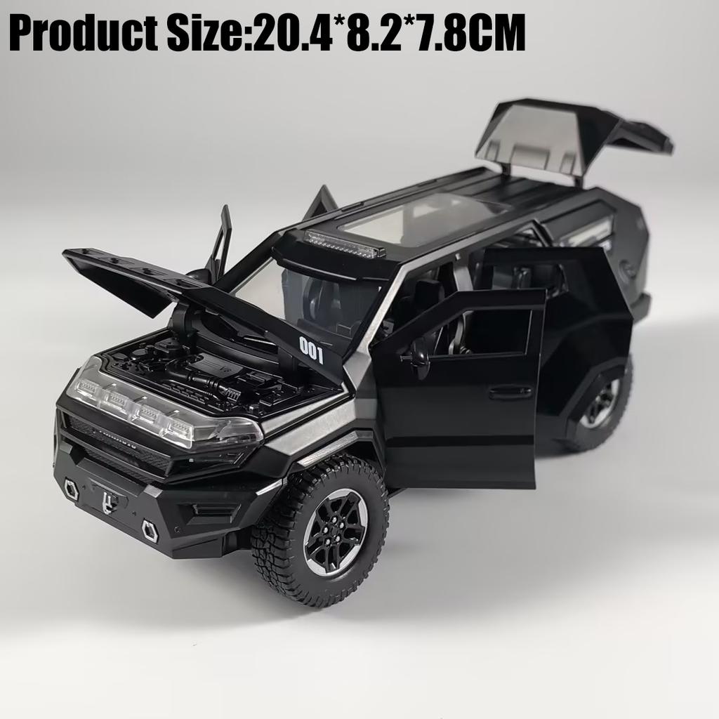 1:24 Rezvani Vengeance Бронированный Автомобиль Сплав Металл Литой Модель Машины Настольные Украшения Дисплей День Рождения Дом Модные Украшения
