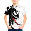 Children's Boy Venom Short Sleeve 3D T-shirt Top Clothes Baby Boy Printed T-shirt Children's Clothing Children's Cartoon