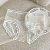 Underwear Women Lace Briefs Thin Ice Silk Seamless Briefs Sexy Antibacterial Crotch Underwear Women