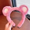 Cartoon Plush Cute Super Cute Hair Accessories Face Wash Makeup Hair Hoop Plush Doll Headwear Hair Strap