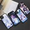 Genshin Impact Коломбина Для IPhone 11 12 13 14 15 16 17 Pro Max Plus Ударопрочные Задние Чехлы для Телефона из TPU+PC