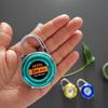 1pc Mini Keychain Tape Measure 2m Steel Tape Measure Delicate Small Steel Ruler Multipurpose Steel Tape Measure Gift Ruler