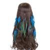 Haimeikang Bohemian Hippie Headband Dream Catcher Feather Headdress Fashion Peacock Feather Headbands Hair Accessories
