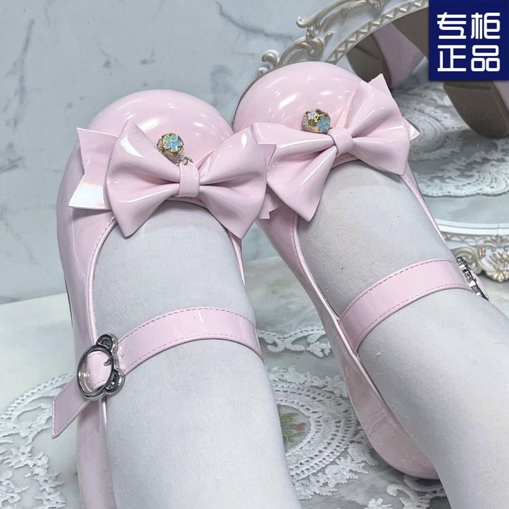 Лолита Сладкое Лето Балетки Туфли Феи Круглый Носок Легкие Дышащие Новые