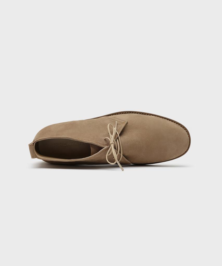 Ботинки-чукка Firenze Atelier Standard с круглым носком 7702 [Бежевый нубук]