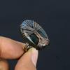 Tree Of Life Labradorite Gemstone Copper Wire Wrapped Handmade Jewelry Ring