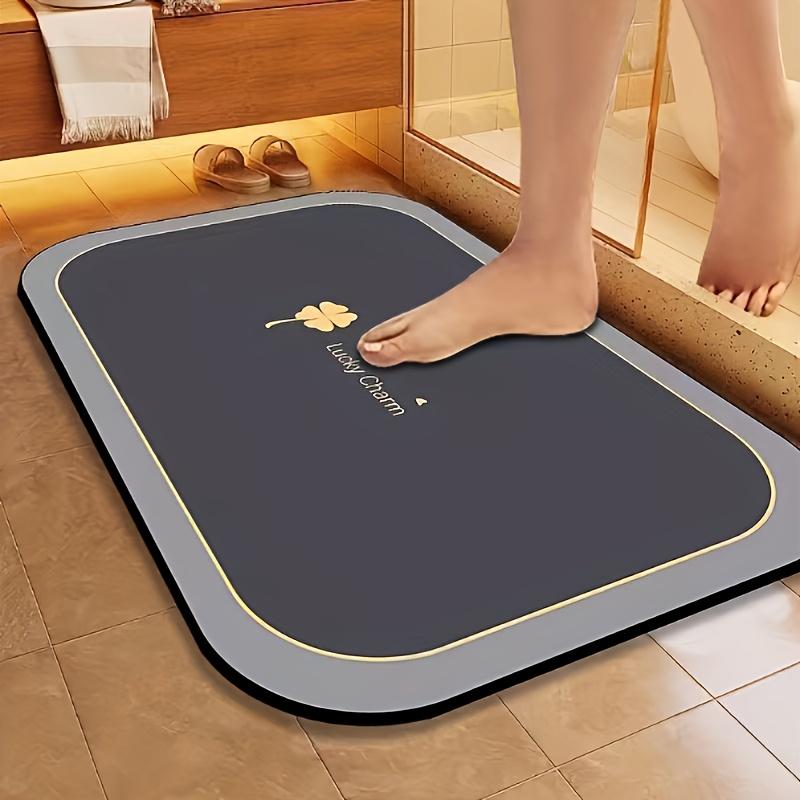 Non-Slip Bathroom Absorbent Mat Soft Shower Rug