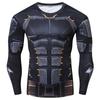 Mens Training Compression Shirt Long Sleeve Running Sportswear Outdoor Sports Menswear