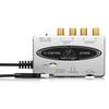 Behringer U-CONTROL 2-input, 2-output USB Audio Interface with Digital Output, White, UCA202