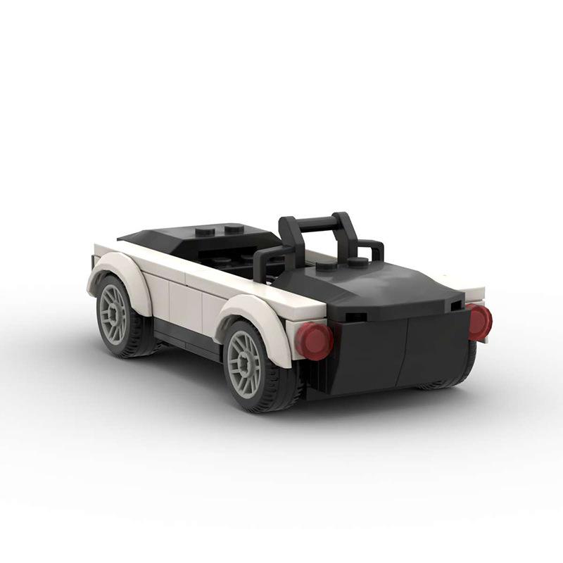 M Building Block Compatible Classic Convertible Small Particle Assembly Car Classic Creative Ornament Desktop Model