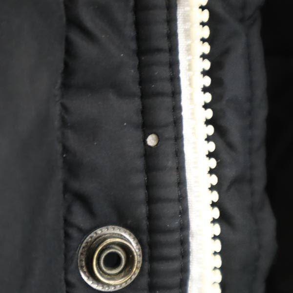 HYDROGEN Nylon Long sleeve Batting jacket XL Black series logo Men's Used