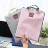 Korean Simple Solid A4 Big Capacity Document Bag Business Briefcase Storage File Folder for Papers Stationery Student Gift