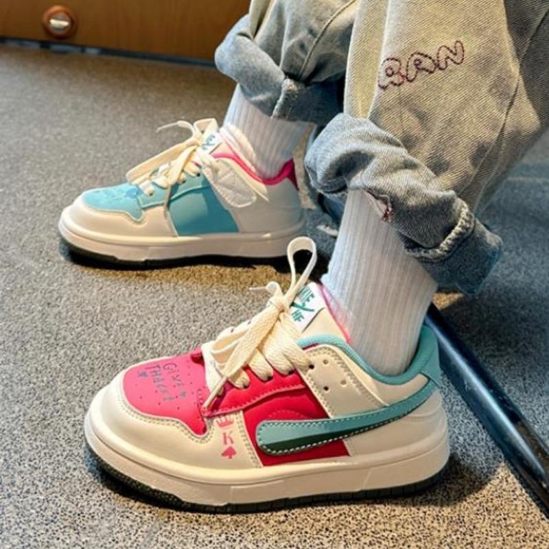 Модные цветные массивные кроссовки для детей весна-осень толстая подошва кроссовки для мальчиков и девочек спортивные кроссовки трендовые детские кроссовки