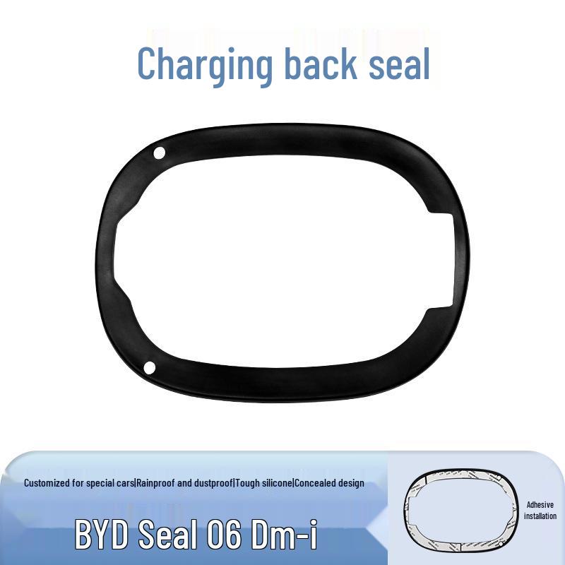 BYD Seagull Dolphin Charging Port Cover: Waterproof Dustproof Ring Car Decoration