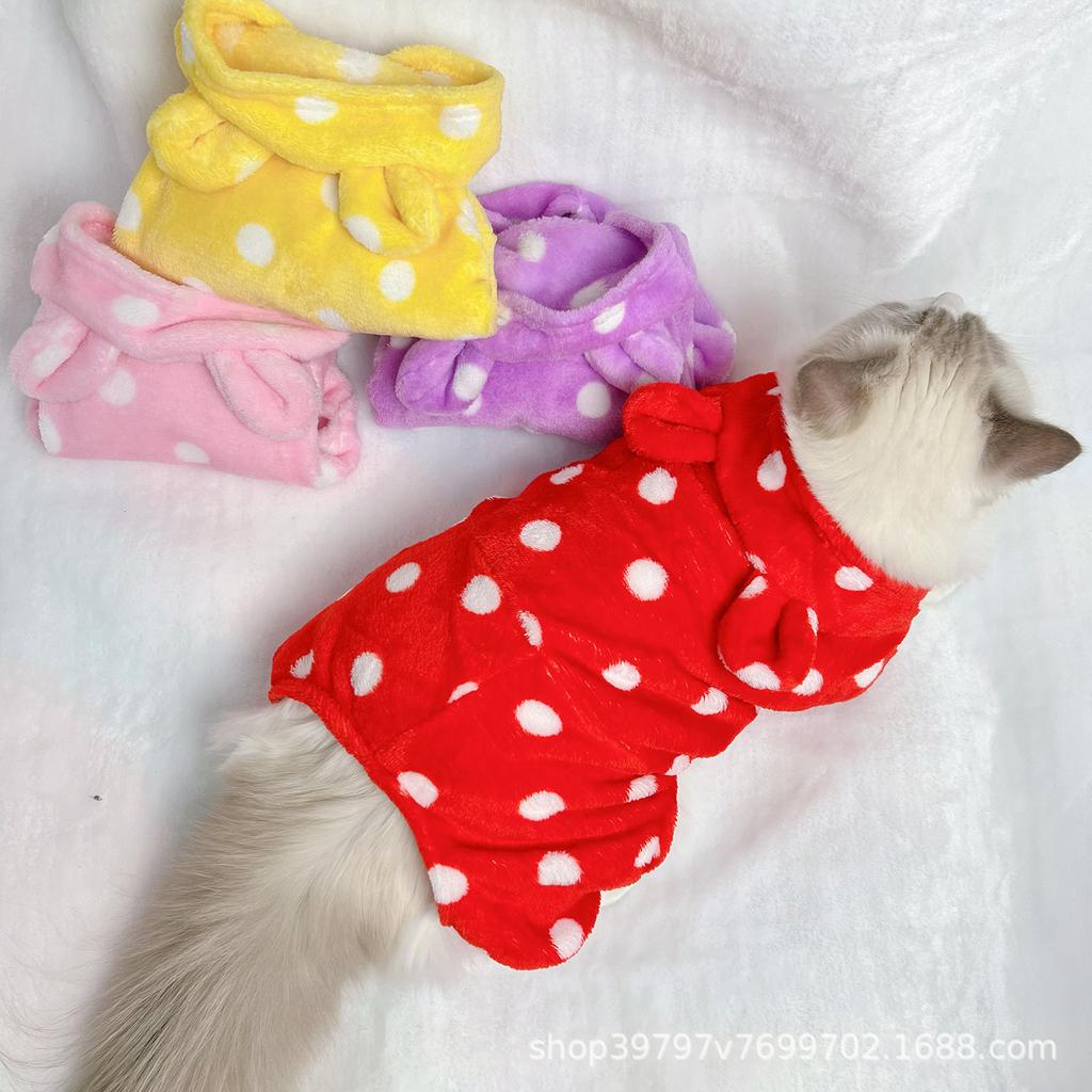 Autumn and Winter New Dog Clothes Down Warm Pet Supplies Small and Medium Dog Clothes