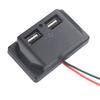 3.1A 12-24V Twin USB Port Fast Chargers Socket Power Outlet Panel for Car RVs